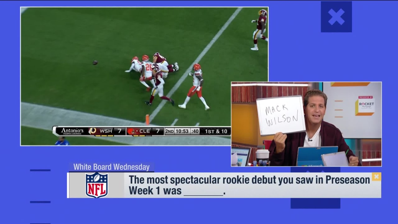 'Good Morning Football' reveals which rookie's preseason debut was most