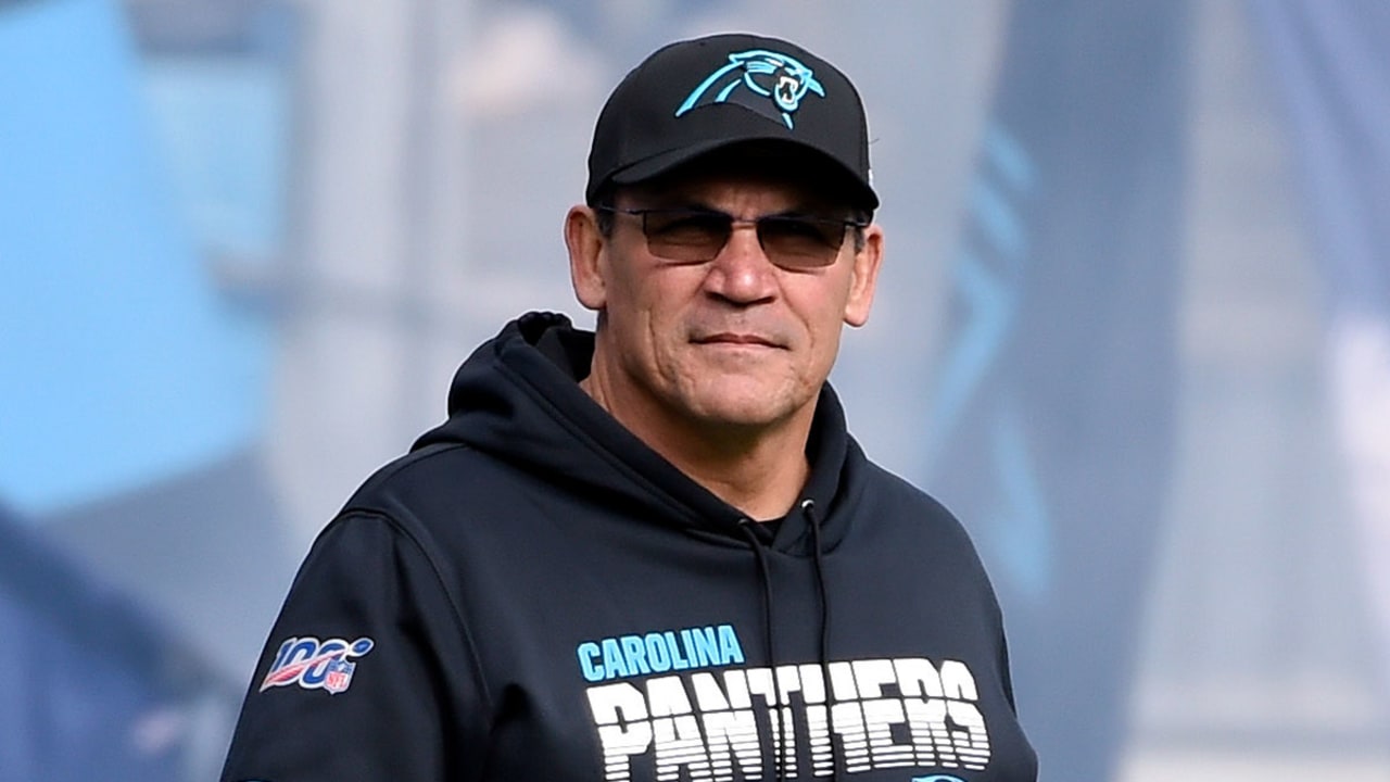 Washington Redskins defensive coordinator Jack Del Rio, right, chats after  a news conference with head coach Ron Rivera at the team's NFL football  training facility, Thursday, Jan. 2, 2020, in Ashburn, Va. (