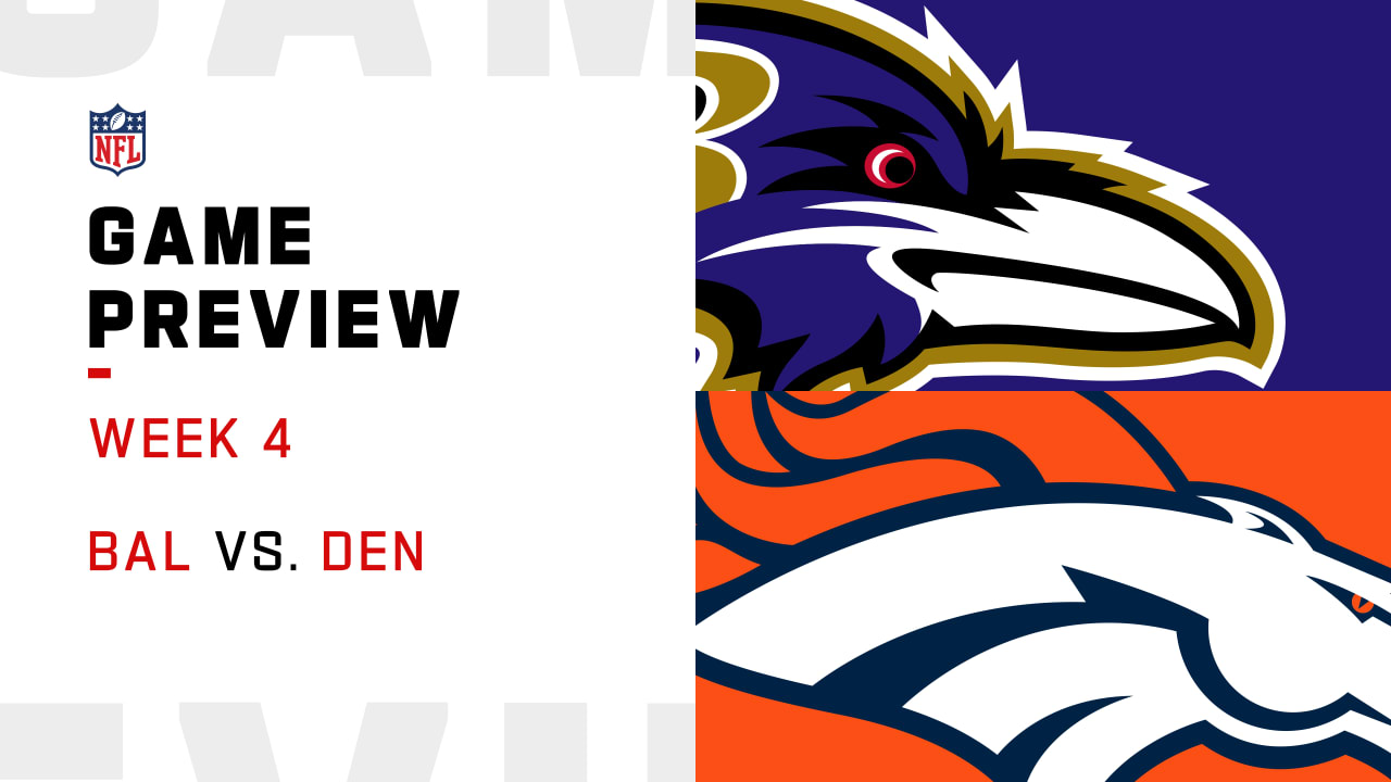 Ravens vs. Broncos Preview, Analysis & Stats For NFL Week 4 +