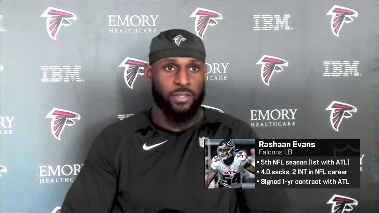 Atlanta Falcons linebacker Rashaan Evans describes 'roller-coaster