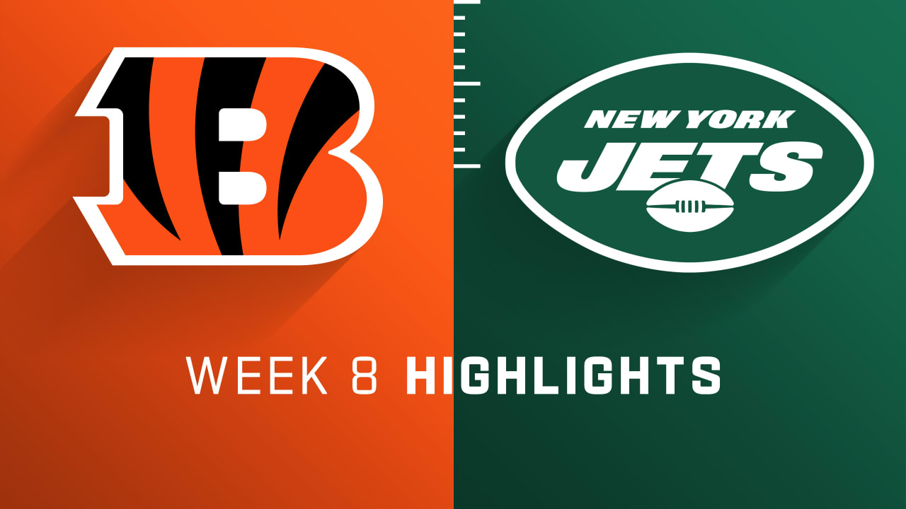 Cincinnati Bengals vs. New York Jets highlights Week 8