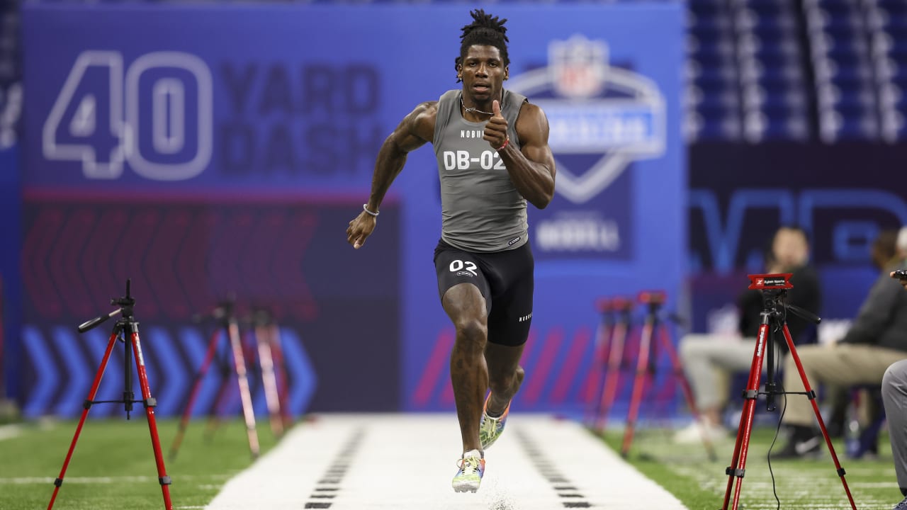 Deonte Banks' 2023 NFL Scouting Combine workout