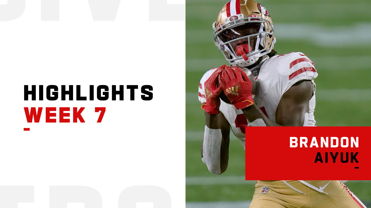 Every Catch by Brandon Aiyuk from the 49ers Week 4 Win Over the