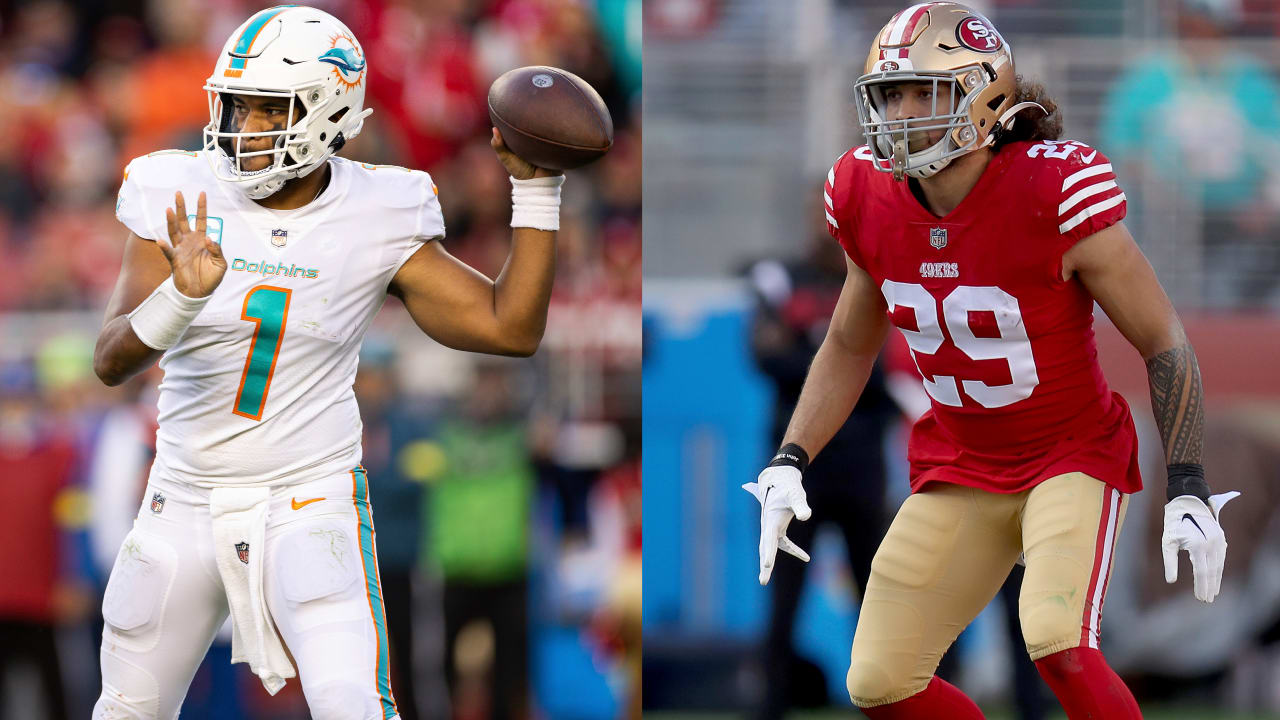 Dolphins QB Tua Tagovailoa, 49ers safety Talanoa Hufanga named