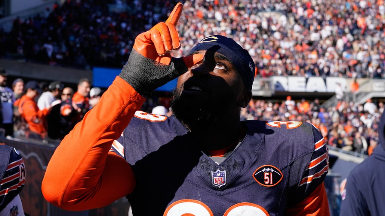 LOOK: Bears break out orange jerseys for Week 6 vs. Dolphins