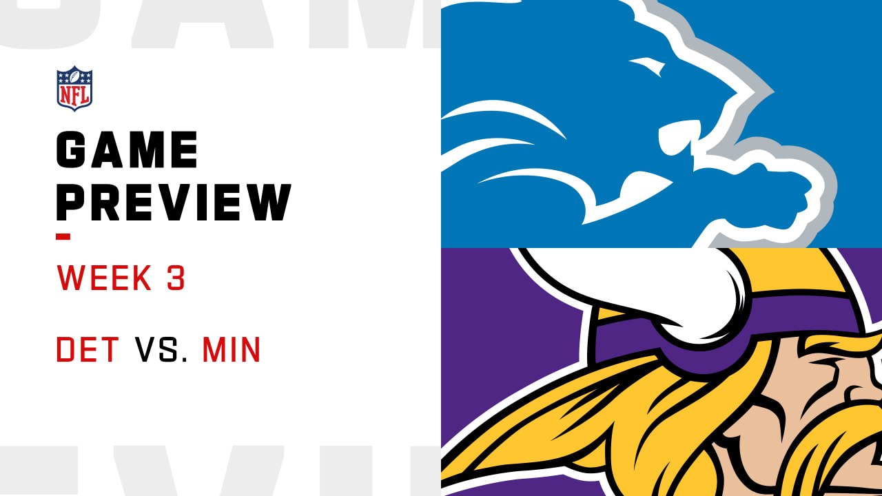Detroit Lions vs. Minnesota Vikings preview Week 3
