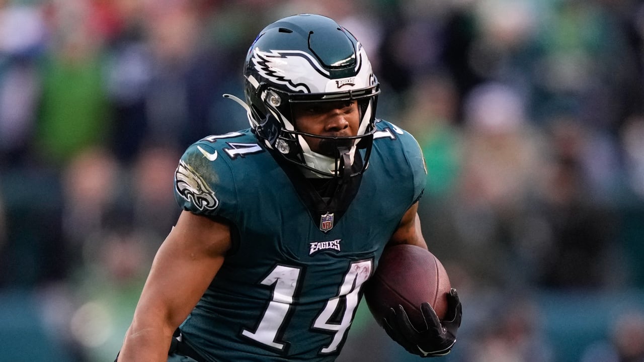 Philadelphia Eagles' Kenneth Gainwell in action during an NFL