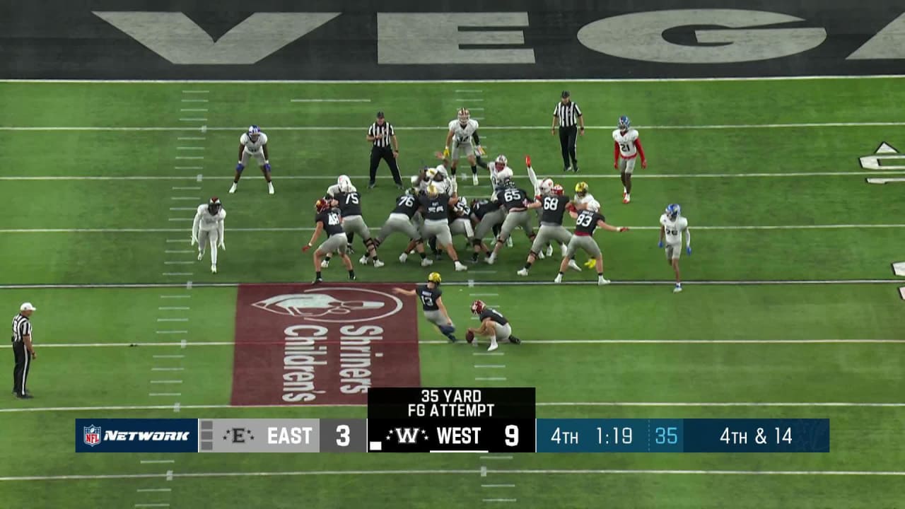 Michigan Wolverines kicker Jake Moody's 35yard field goal caps his