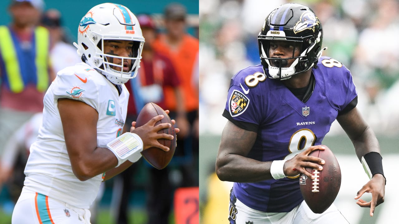 Lamar Jackson vs. Tua Tagovailoa in Week 2: Previewing the Ravens