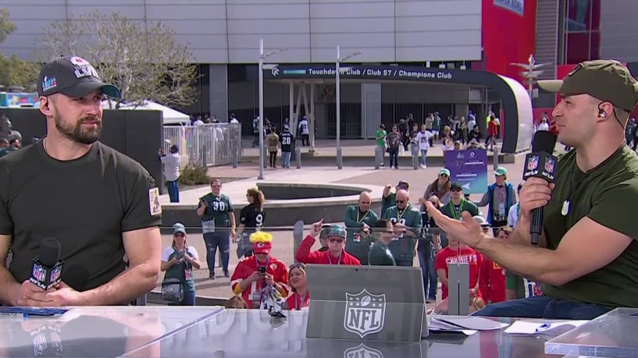 Philadelphia Eagles Donna Kelce comforts Jason after Super Bowl LVII loss