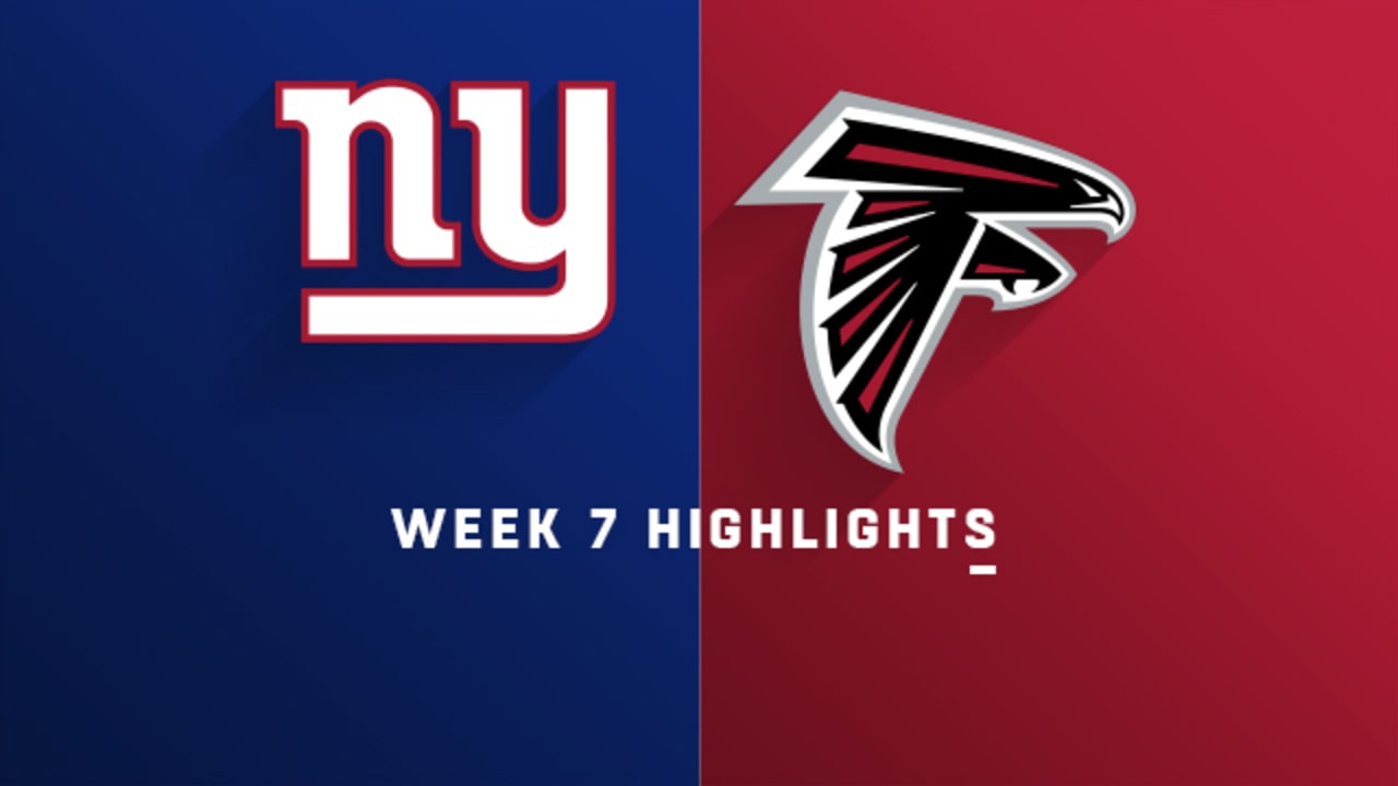 Giants vs. Falcons highlights Week 7