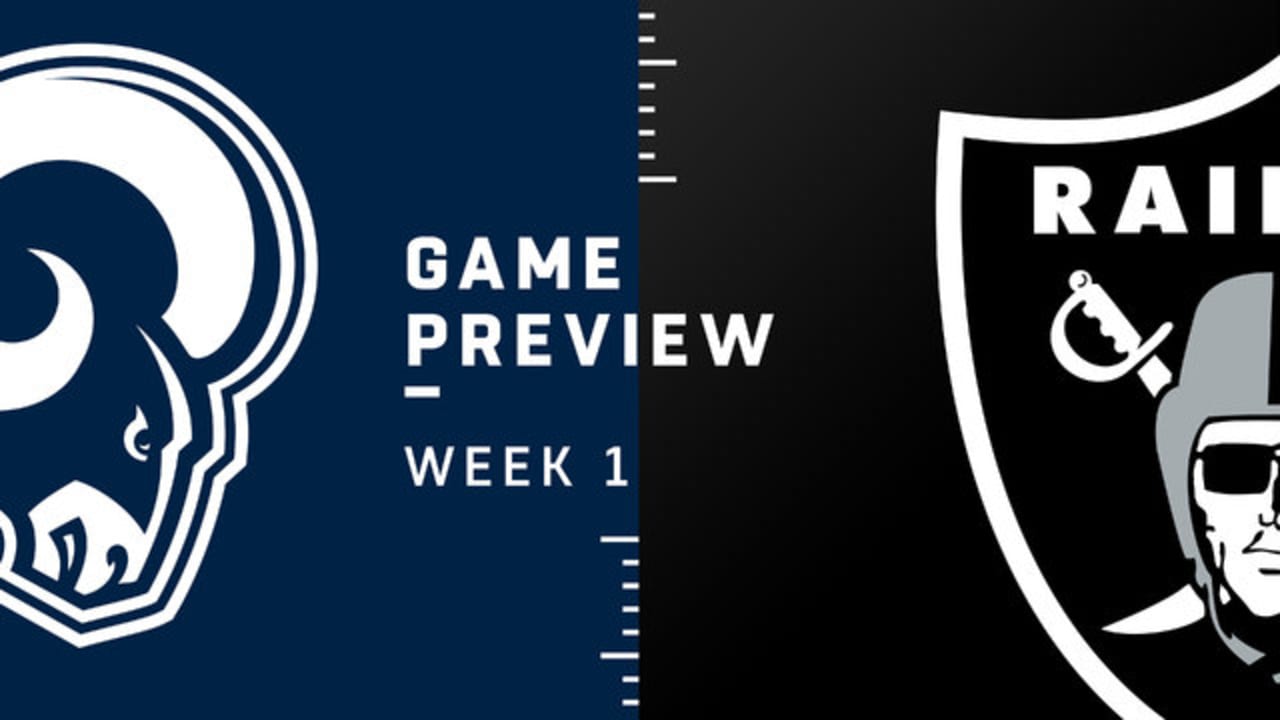 Raiders vs. Rams Week 1 Preview