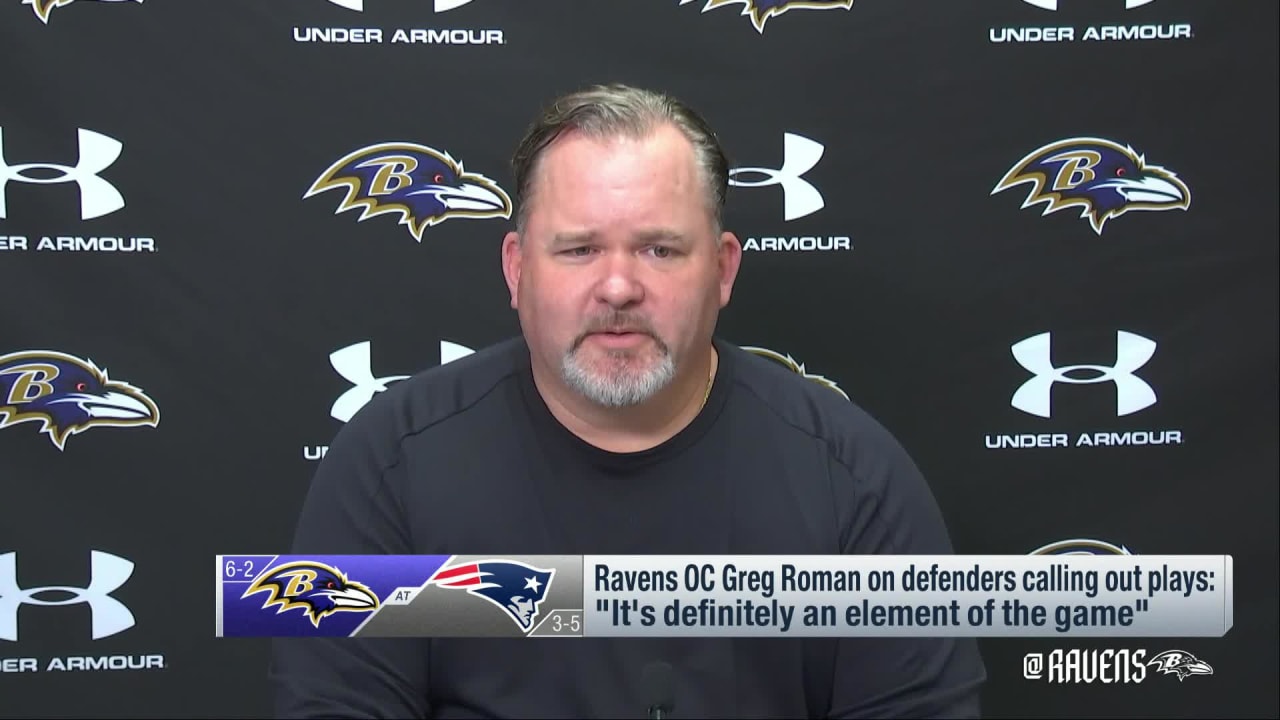 Baltimore Ravens offensive coordinator Greg Roman: Defenses