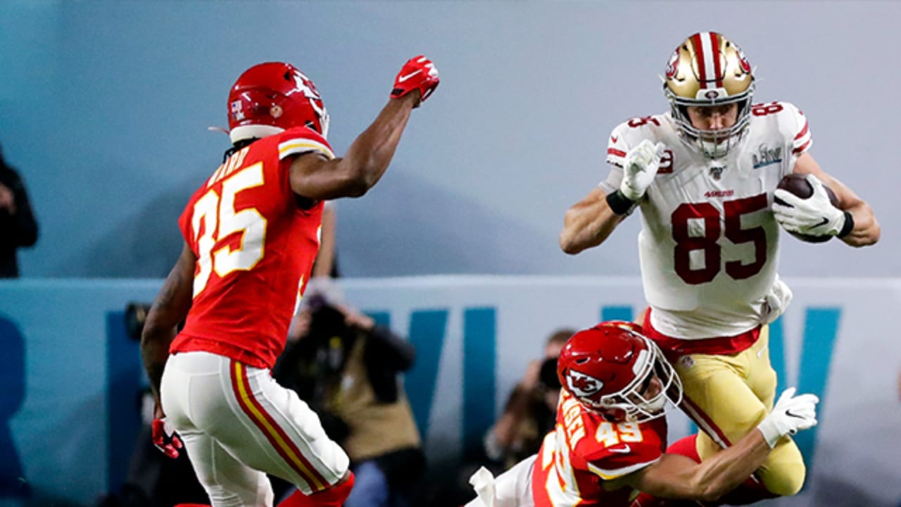 Kittle turns Jimmy G's first throw into early first down