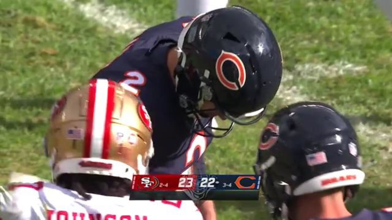 Chicago Bears Kicker Cairo Santos Fails To Tie Game With Missed Pat