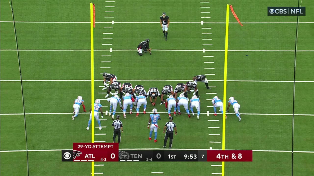 Atlanta Falcons kicker Younghoe Koo's 29yard field goal opens scoring