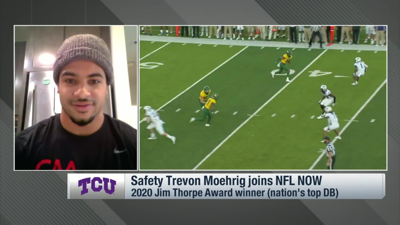 Safety Trevon Moehrig breaks down his TCU game film ahead of 2021 NFL Draft