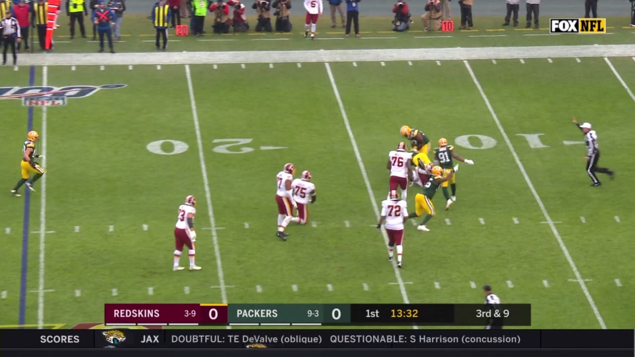 Redskins vs. Packers highlights