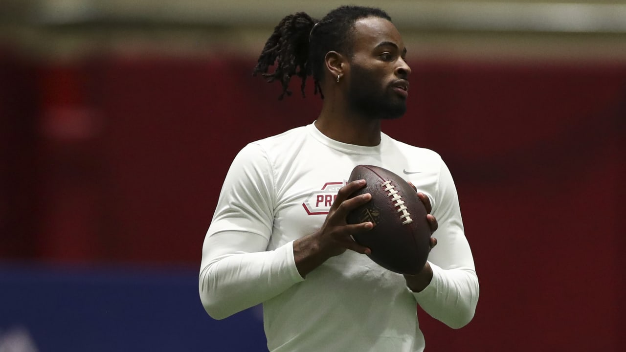 Alabama Crimson Tide running back Najee Harris' pro day highlights