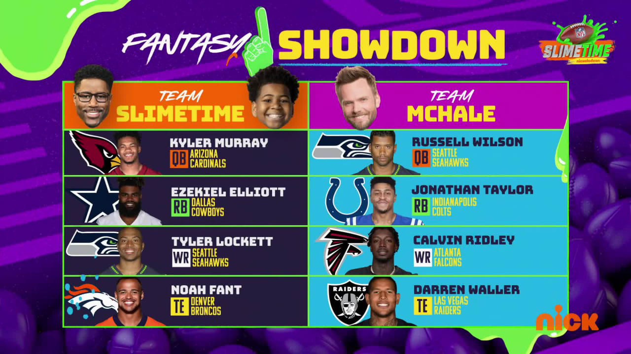 Fantasy Showdown vs. Joel McHale 'NFL Slimetime'