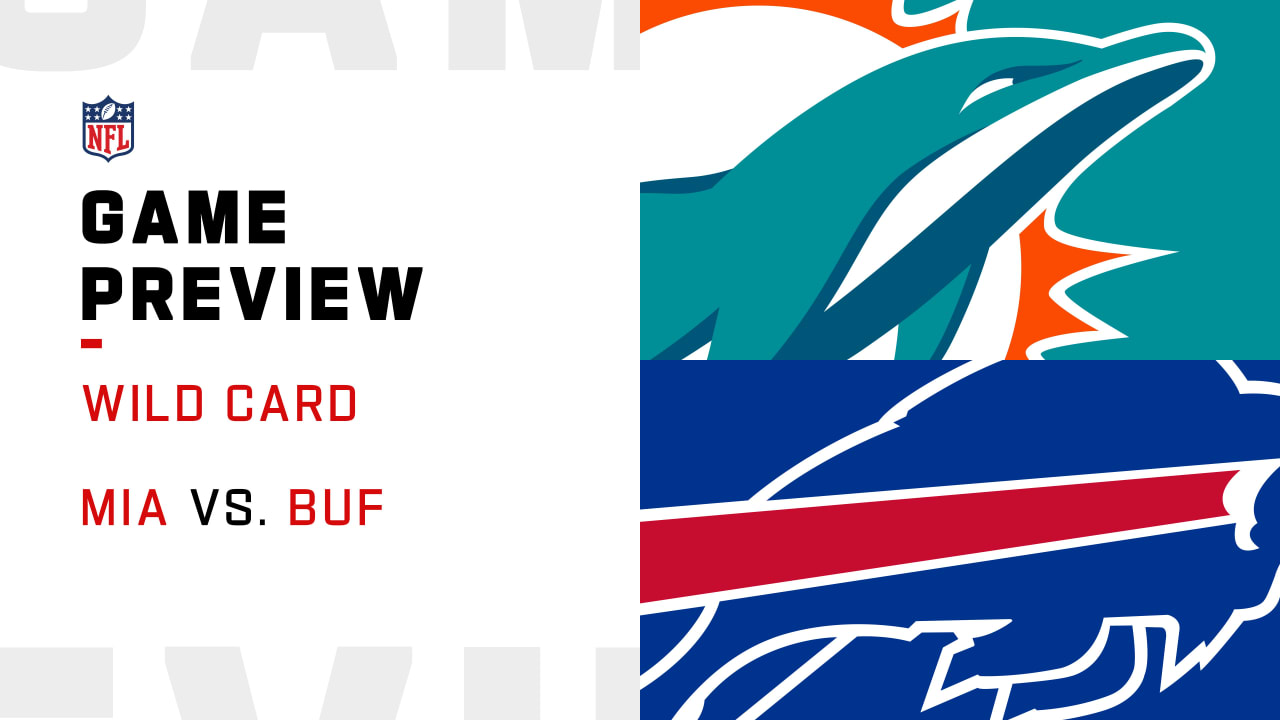 Miami Dolphins vs. Buffalo Bills  2022 Wild Card Round Game Preview 