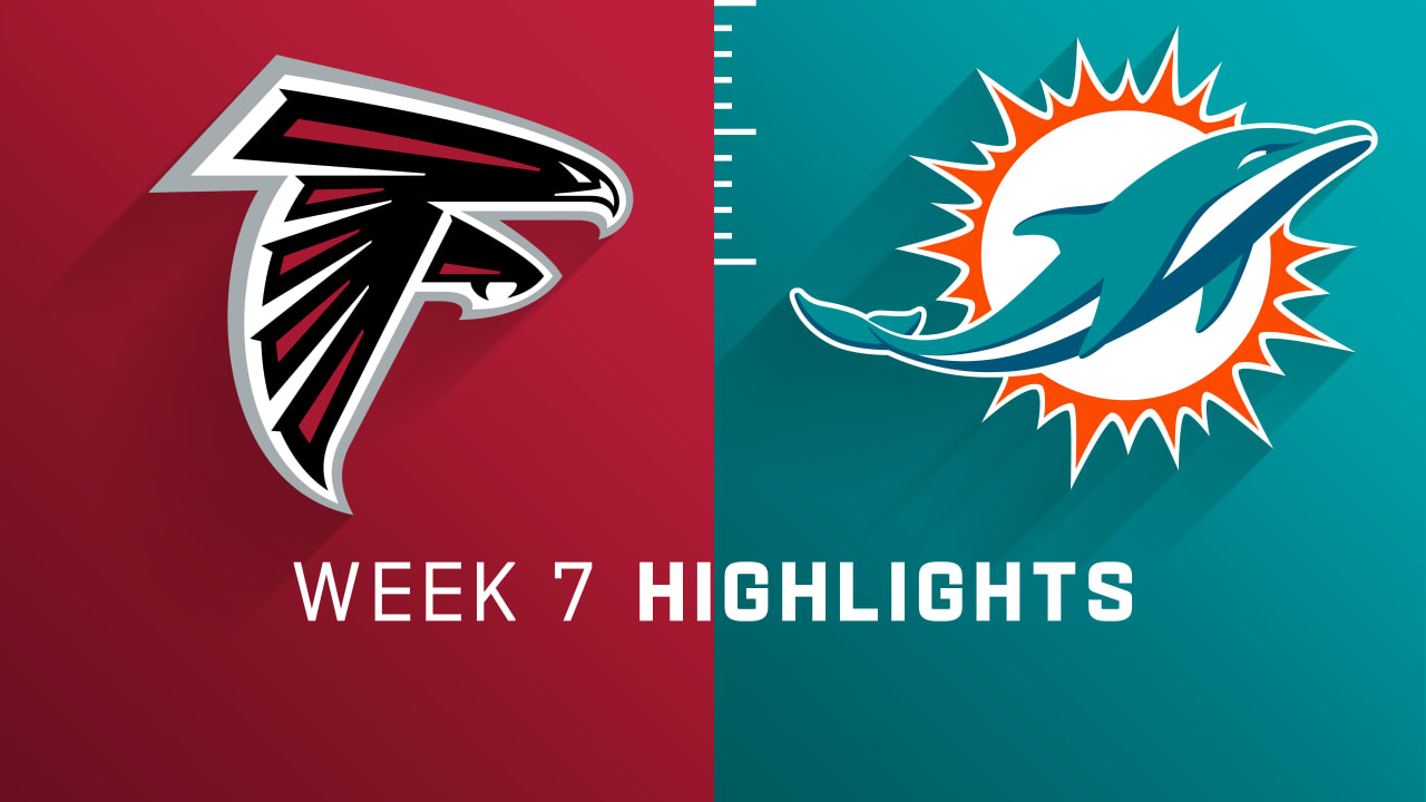 Atlanta Falcons vs. Miami Dolphins highlights Week 7