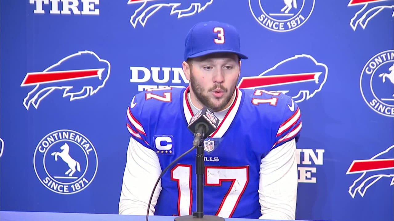 Buffalo Bills Quarterback Josh Allen Reacts To Bills' Home Win Over ...