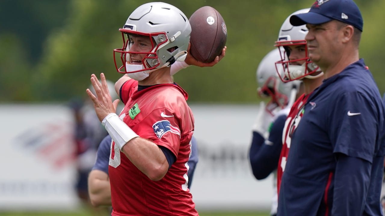 Carolina Panthers NFL preseason practice with Patriots next