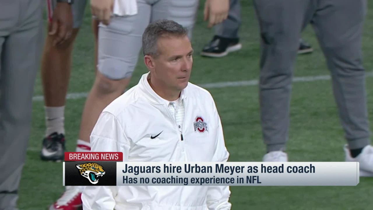 Jacksonville Jaguars hire Urban Meyer as head coach