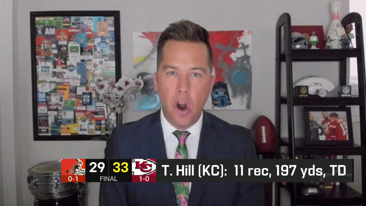 NFL Network's James Palmer Kansas City Chiefs wide receiver Tyreek