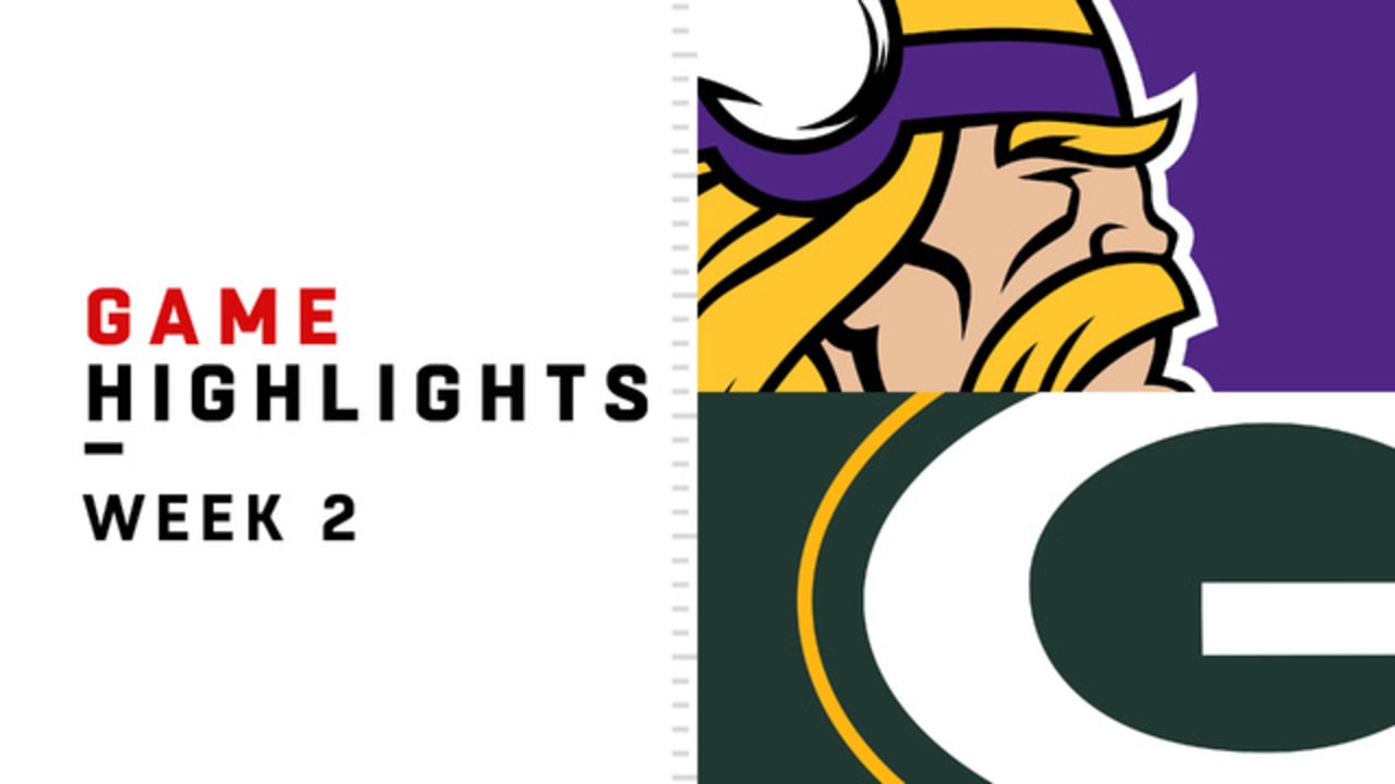 Vikings Vs Packers Highlights Week 2