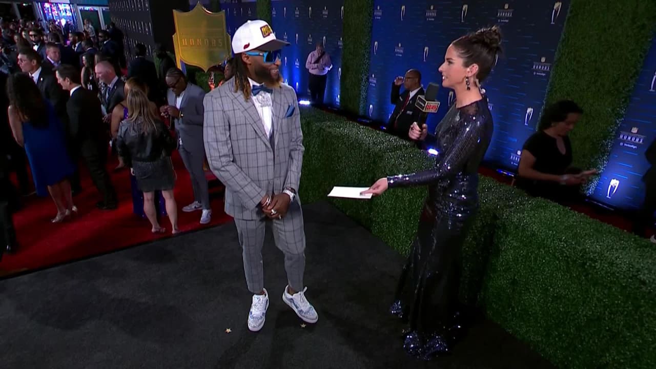 Dallas Cowboys quarterback Dak Prescott catches up with NFL Network's  Melissa Stark, Nate Burleson at NFL Honors red carpet