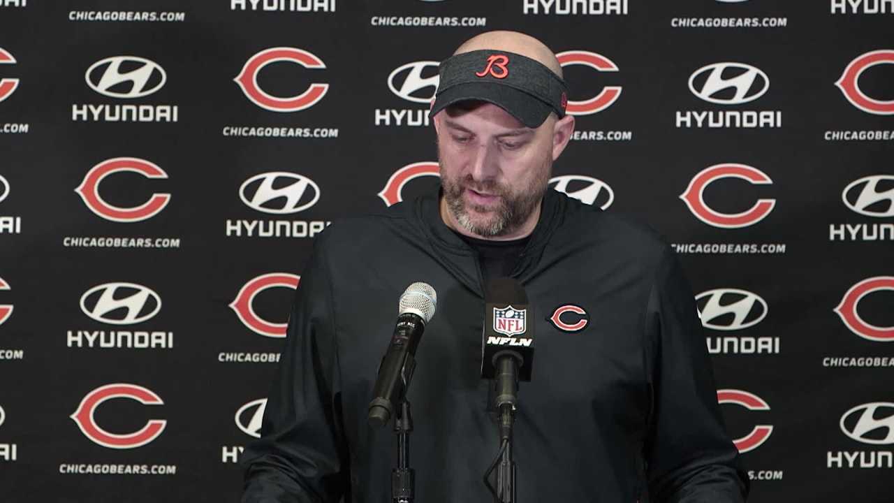 Chicago Bears postgame press conference