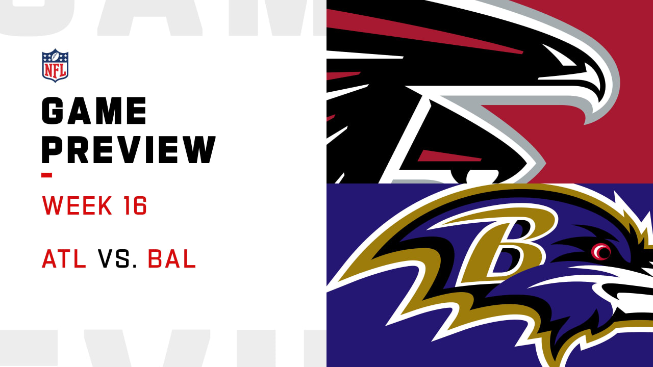 Gameday Preview: Ravens vs. Falcons, Week 16