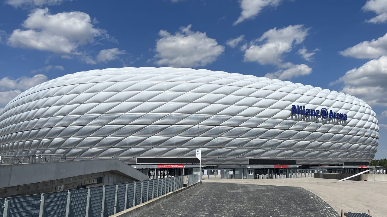 The Allianz Arena in Munich, Germany. The arena has been the home arena