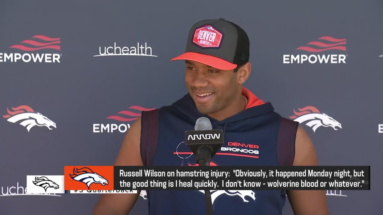 Broncos QB Russell Wilson (hamstring) questionable for Week 7 game vs. Jets