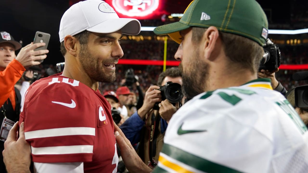 Former player links Jets with Jimmy Garoppolo over Aaron Rodgers