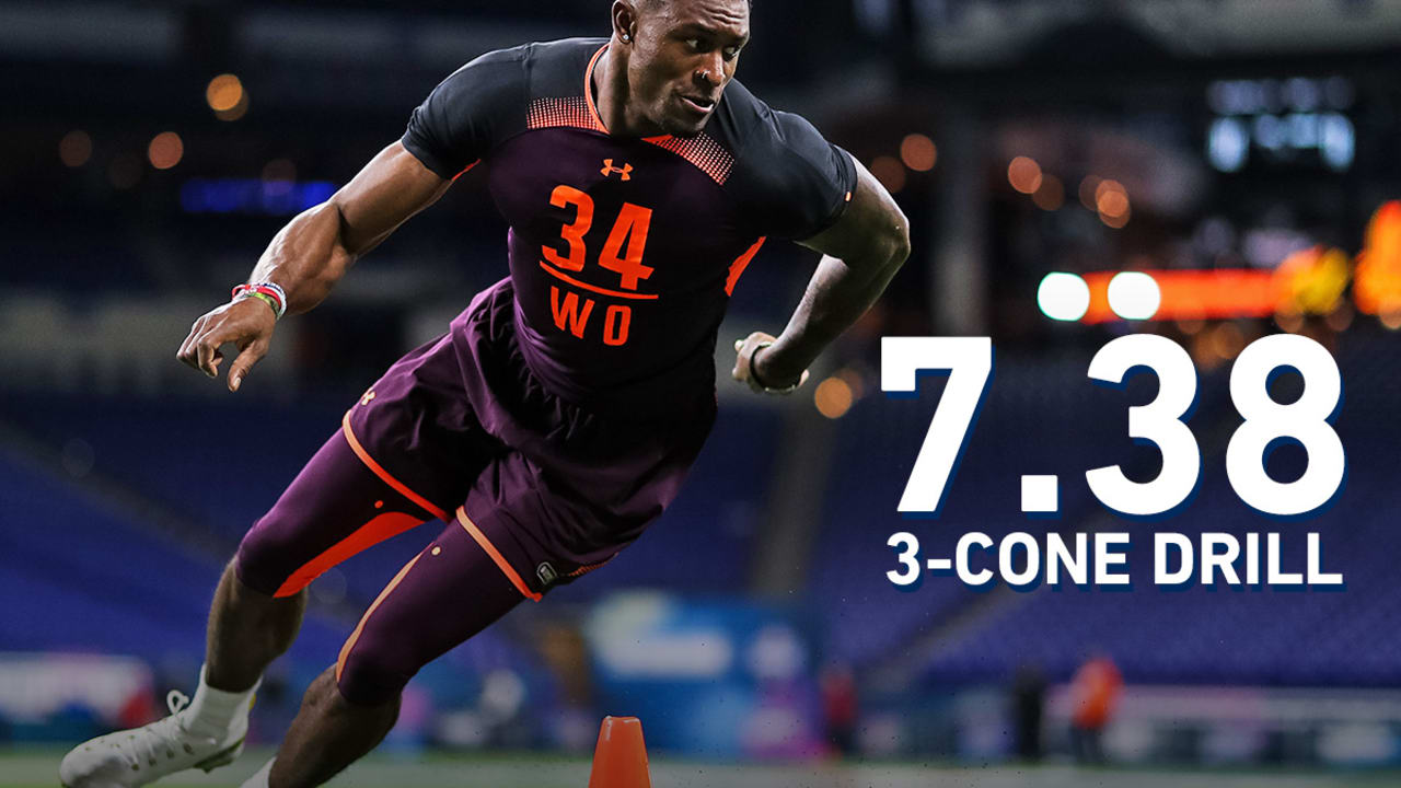 D.K. Metcalf's NFL Combine performance, historic 40 time turned