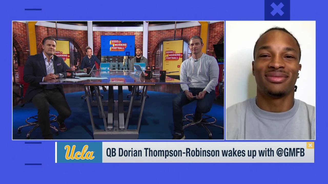 Quarterback Dorian ThompsonRobinson shares his experience from 2023