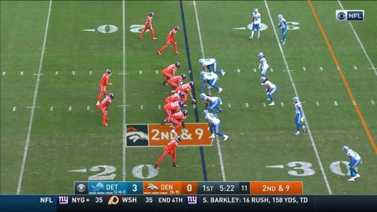 Drew Lock slings 20yard pass to DaeSean Hamilton