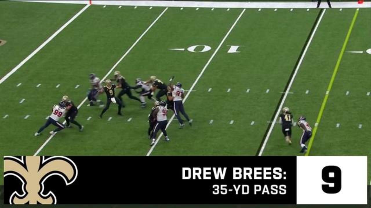 Drew Brees' top 10 throws | 2019 season