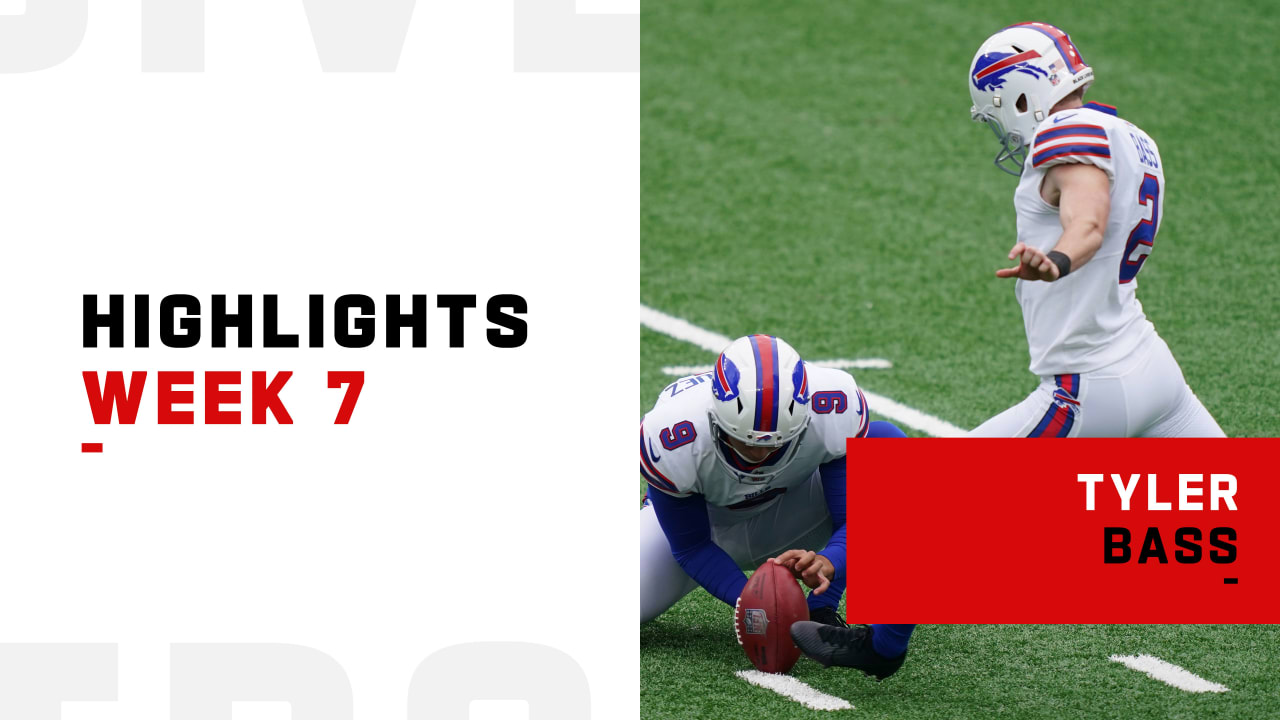 Buffalo Bills win in Week 7 behind six field goals by Tyler Bass