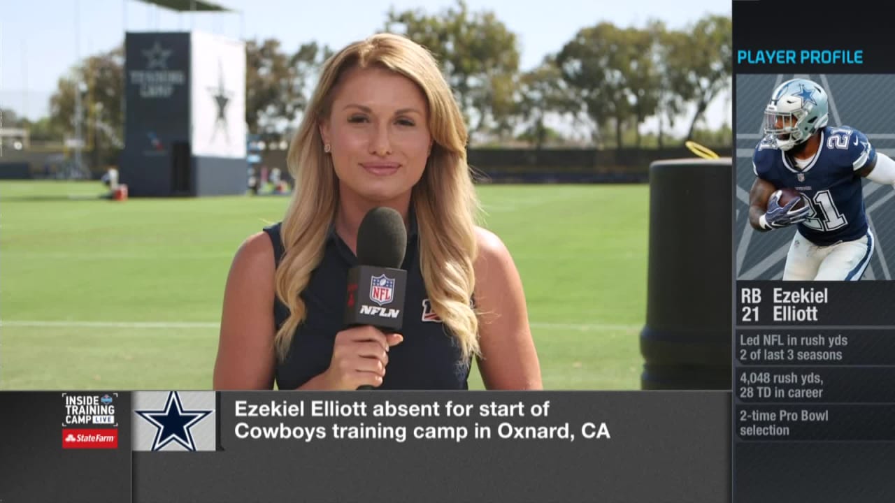 NFL Network's Jane Slater: Dallas Cowboys running back Ezekiel Elliott ...