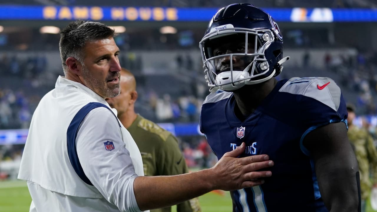 Titans HC Mike Vrabel on A.J. Brown being on trading block: 'Not as long as  I'm the head coach'