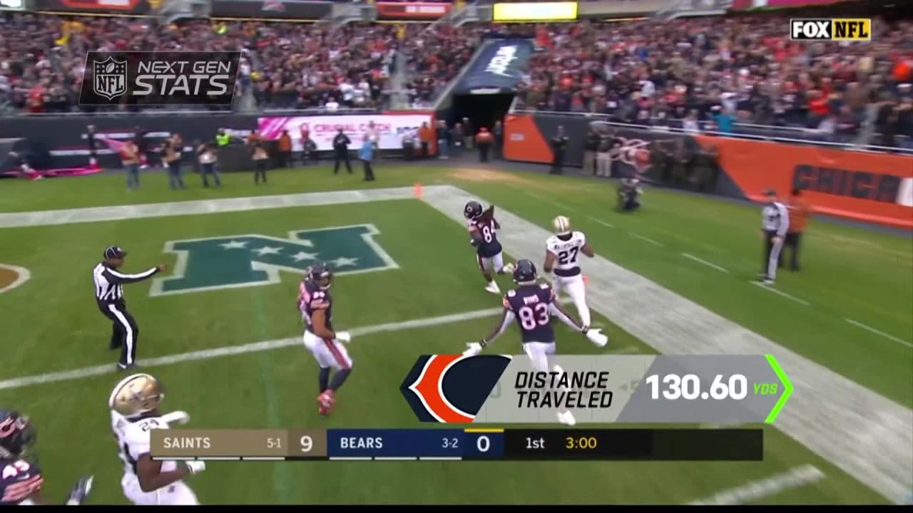 Cordarrelle Patterson 102 Yard Kick Return, Saints vs. Bears