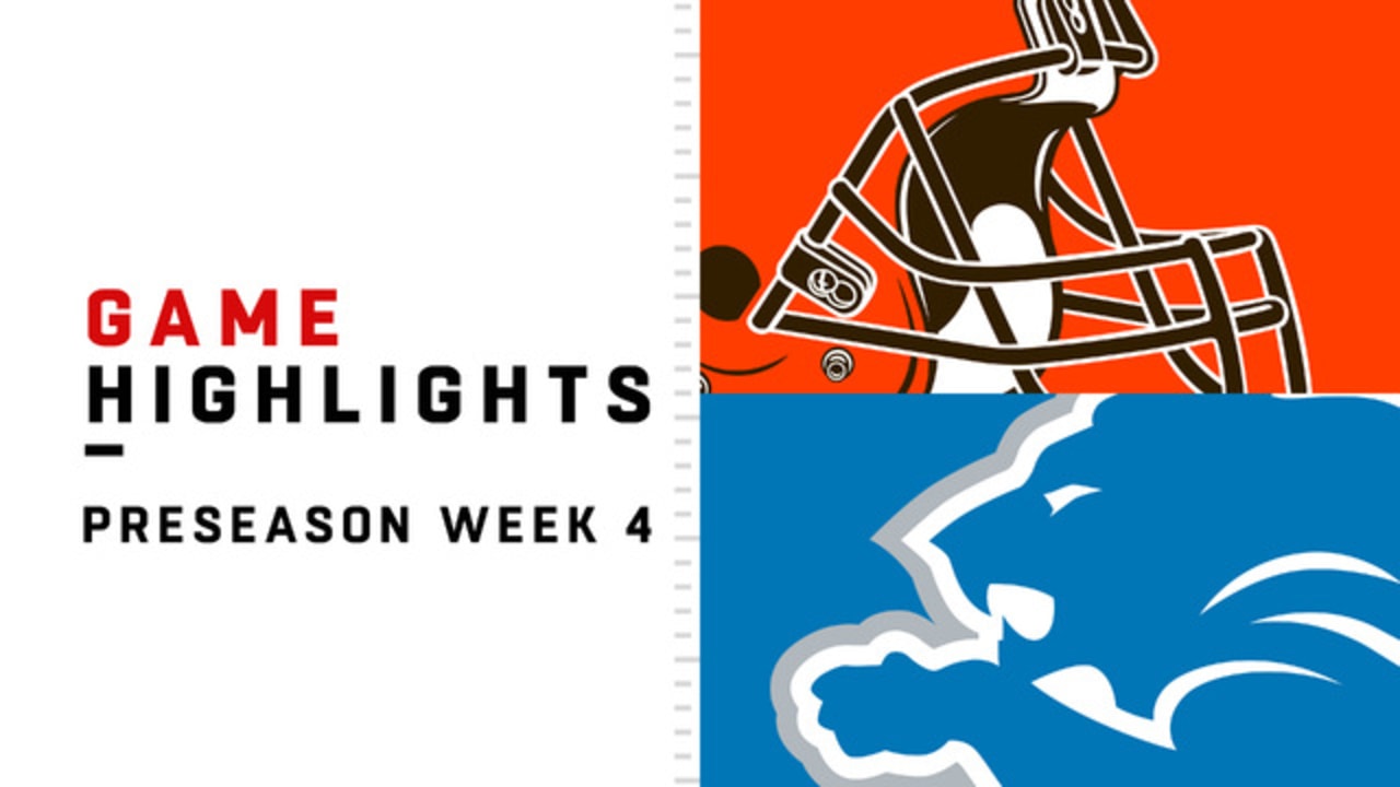 Atlanta Falcons vs. Detroit Lions Preseason Week 1 Highlights