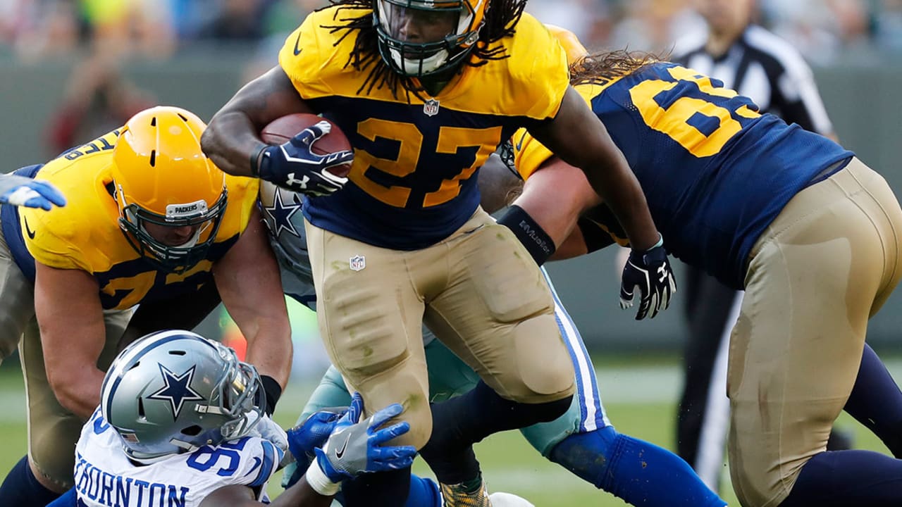 Packers' Eddie Lacy on his weight: 'Do I look like I lost a few
