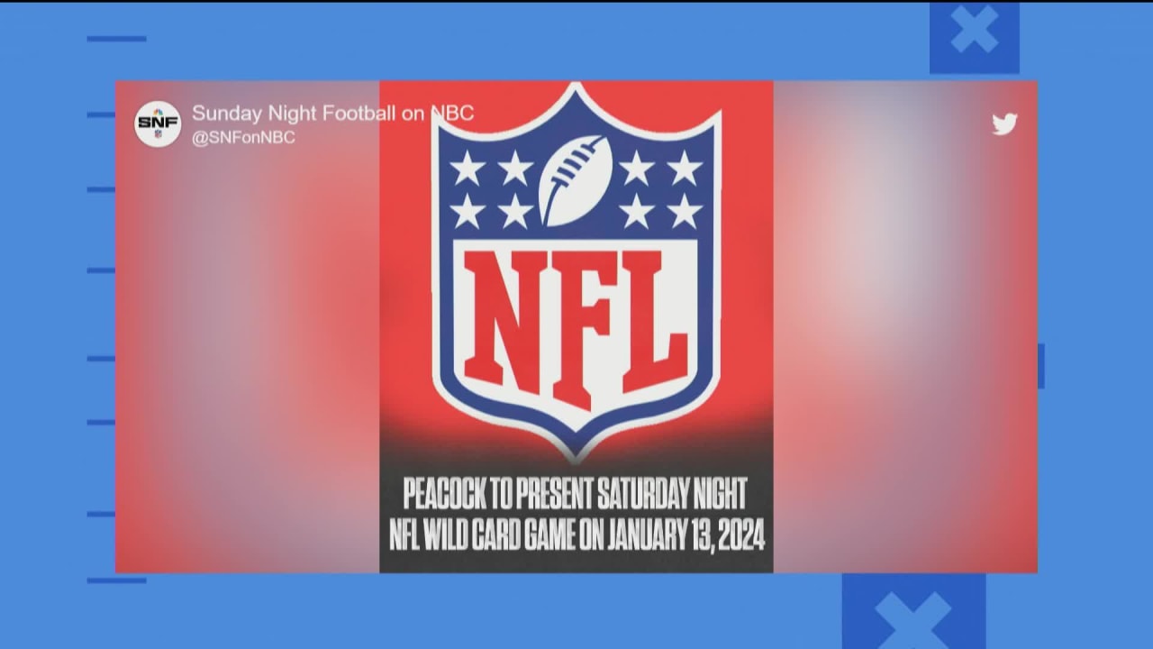 NFL, NBC Universal announce Peacock will present a wild-card playoff game  on January 13, 2024