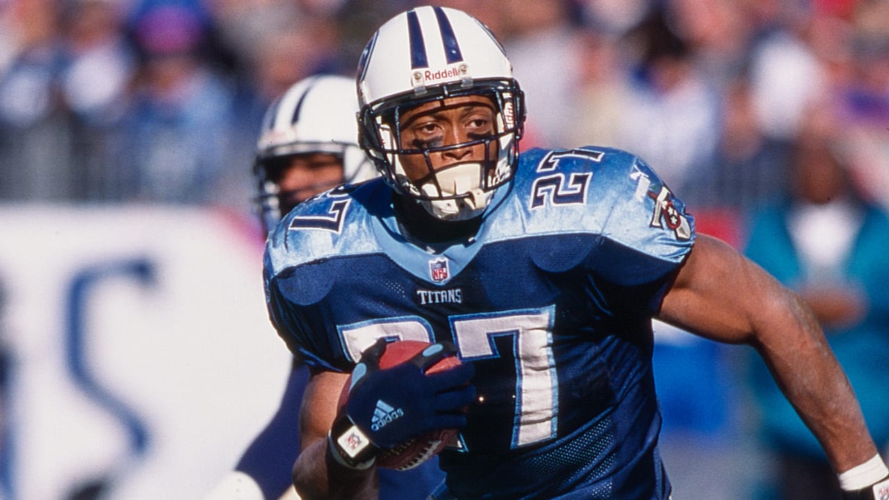 Dallas Cowboys running back Eddie George before the start of NFL