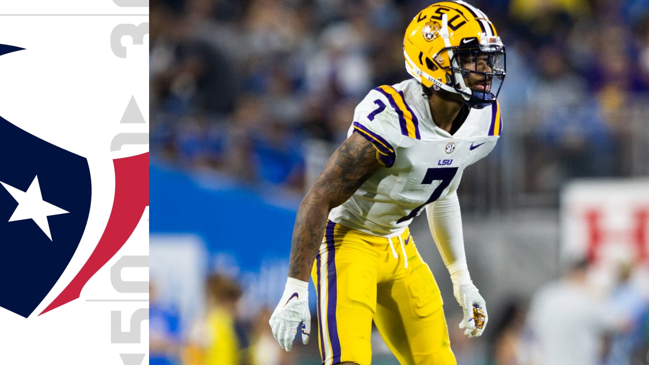 Stingley Jr. Goes No. 3 Overall to Texans – LSU